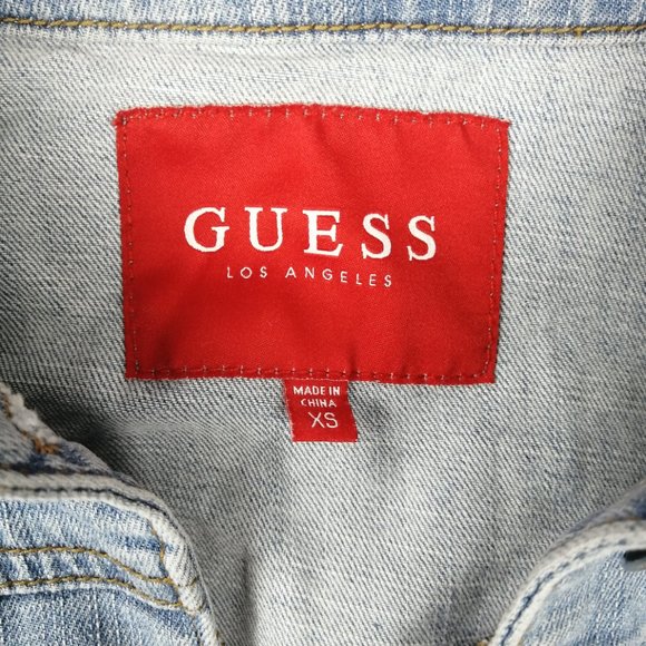 Jeans Jackets Guess Light Blue - Picture 3 of 9